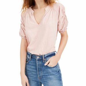NEW Free People Short Sleeve Blouse